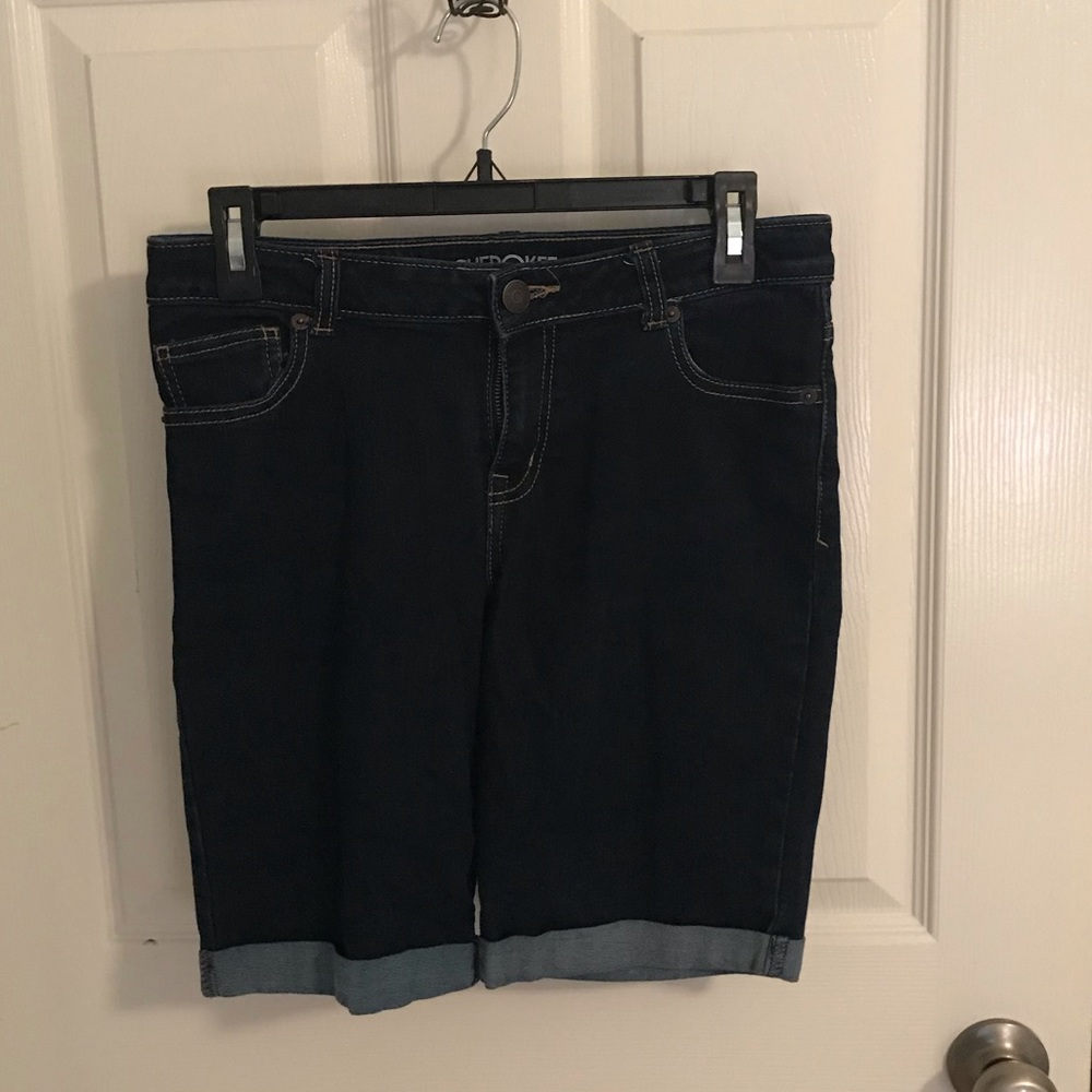 👖Knee-Length Denim Jean Shorts👖
